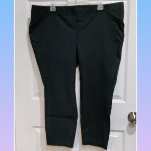 Old Navy Black Maternity Pull On Pixie Pants Jeggings Size 18